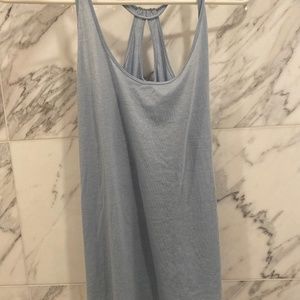 Lacoste sport tank top-  size small/34 pale blue